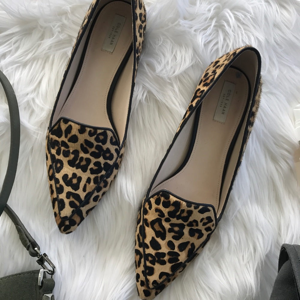 COLE HAAN Leopard Flats